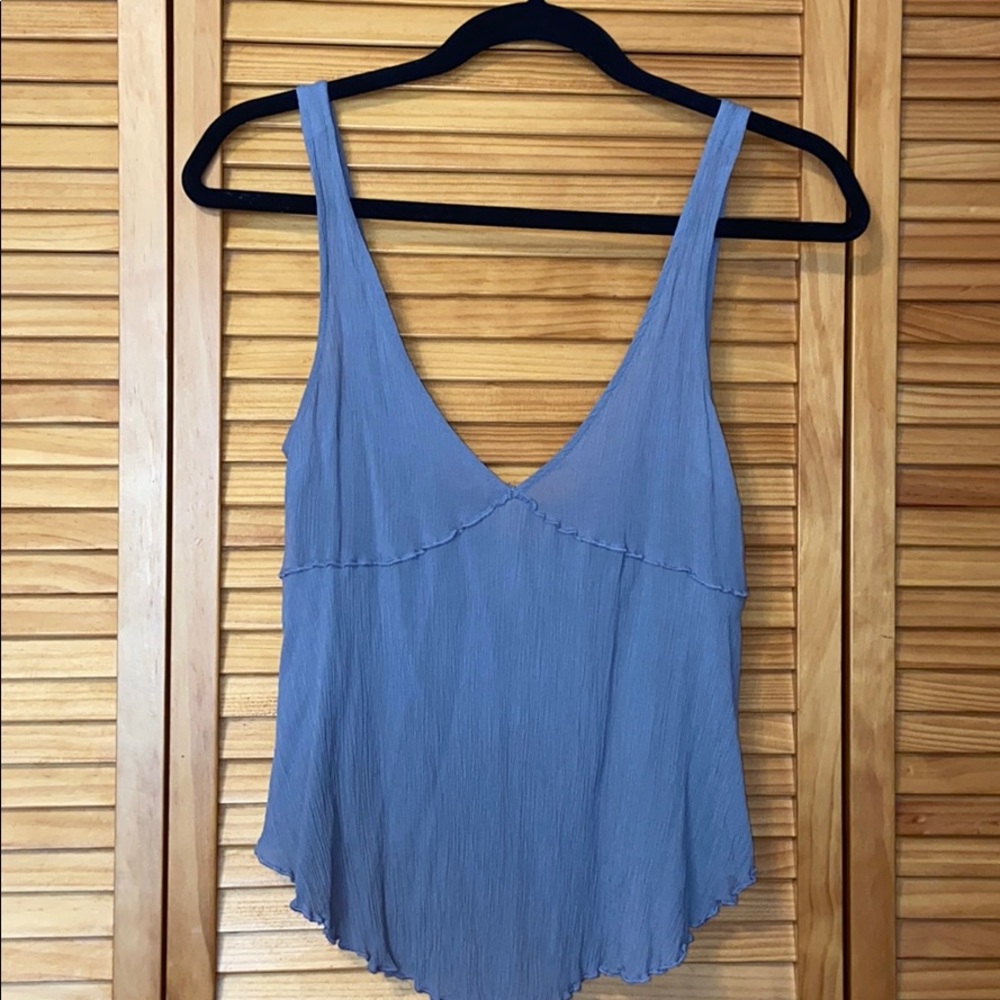 Free People - Lilac loose crop-top